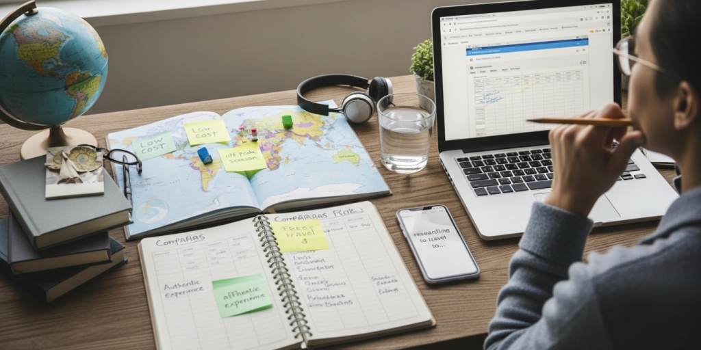 Escolha seus destinos com inteligência