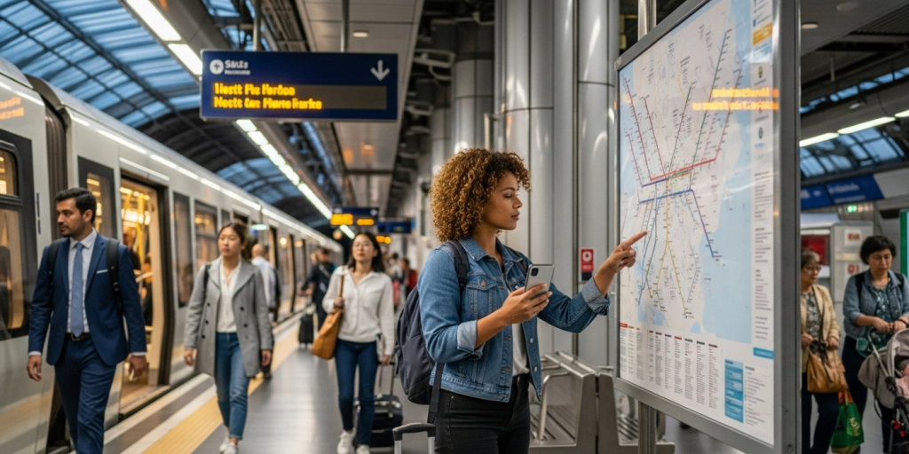 Metrô, Ônibus e Confiança: Como Usar o Transporte Público no Exterior sem Se Perder