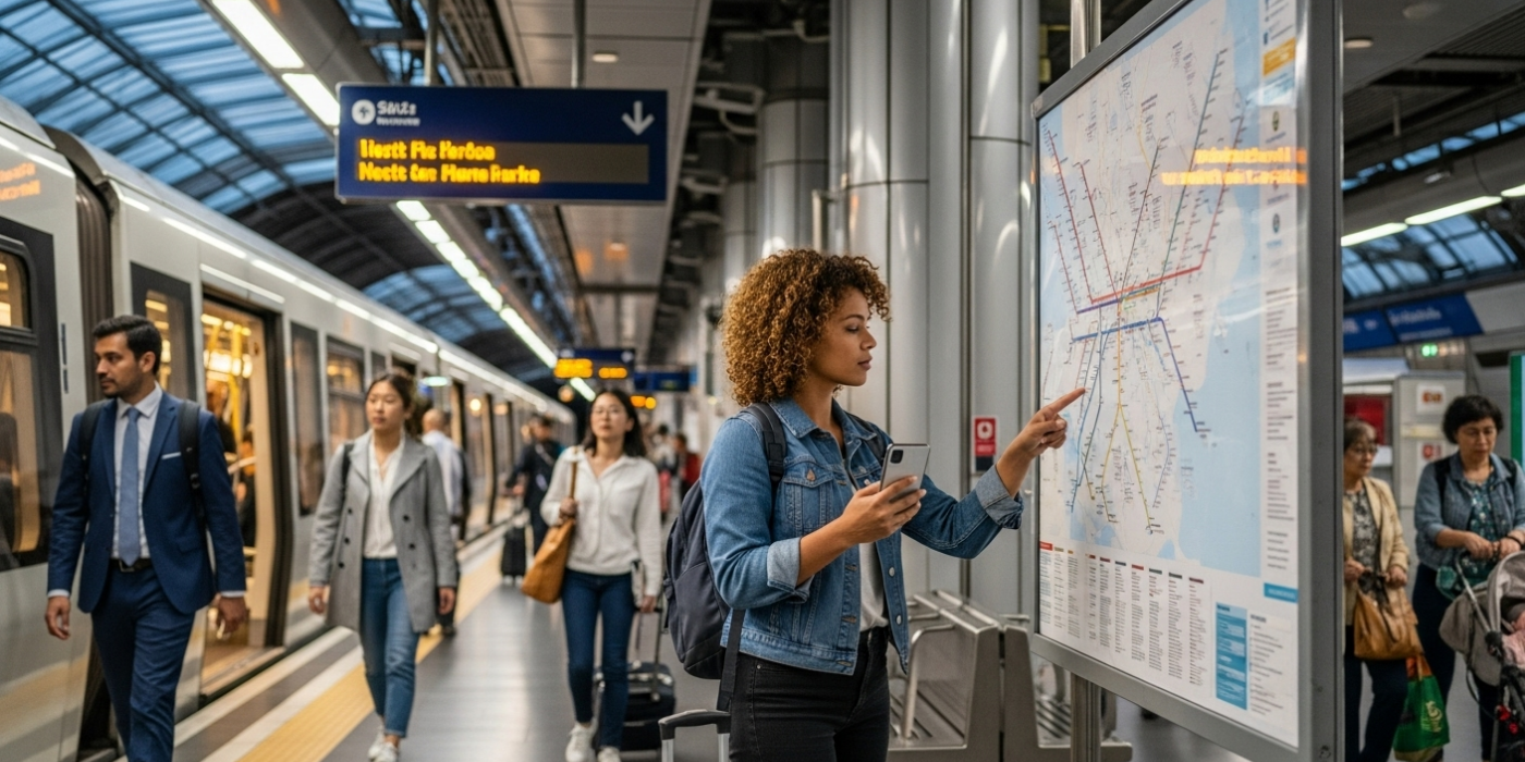 Metrô, Ônibus e Confiança: Como Usar o Transporte Público no Exterior sem Se Perder