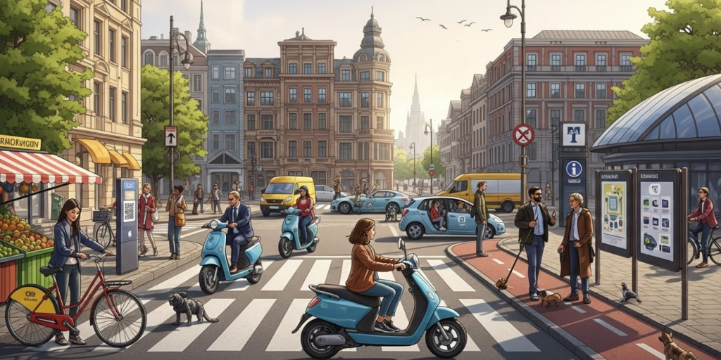 Como Funciona o Transporte Compartilhado em Diferentes Países