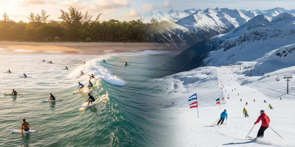 Destinos para Quem Ama Esportes_ Do Surf ao Esqui