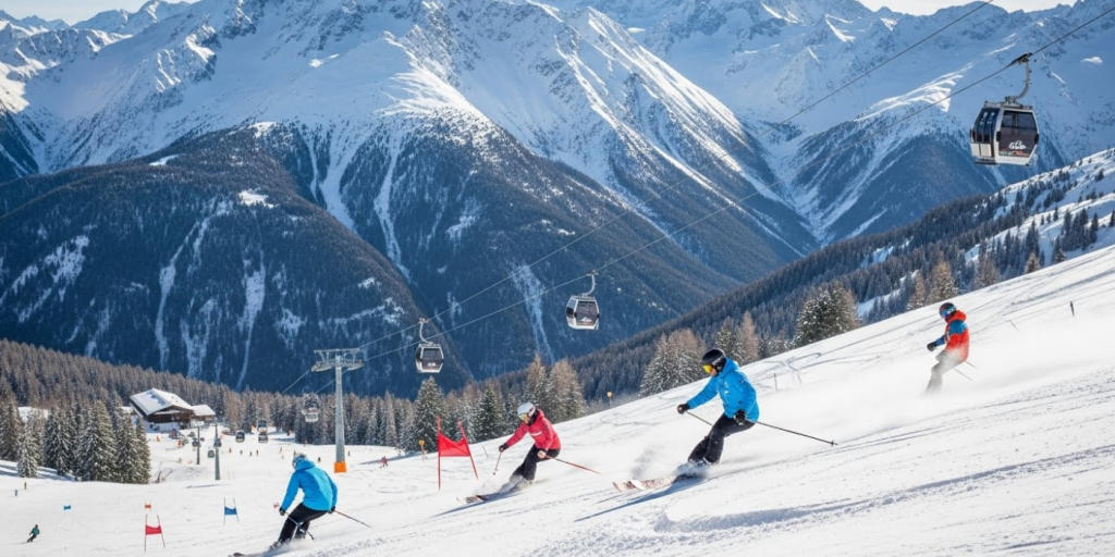 Esqui e snowboard_ montanhas que viram pistas de sonho