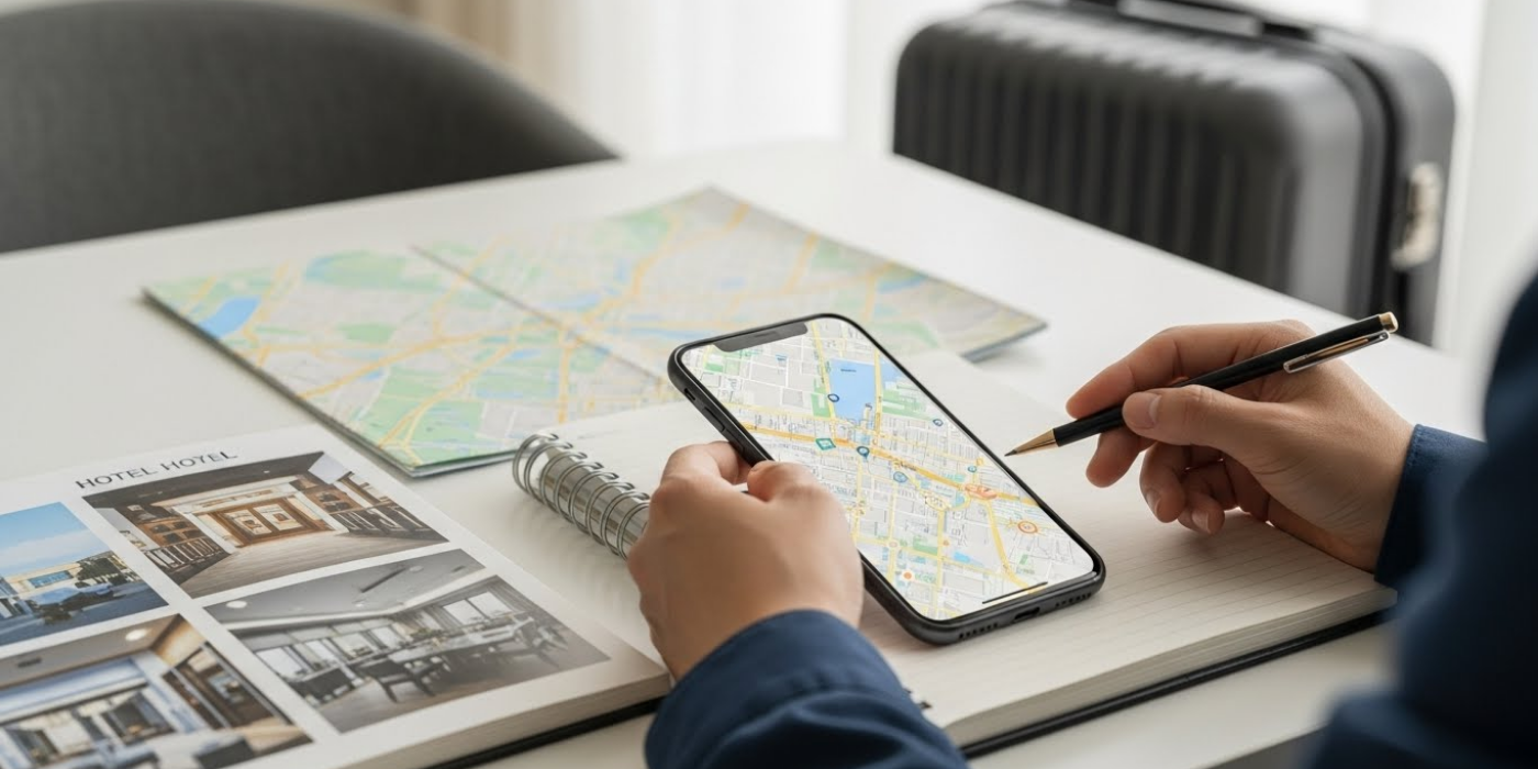 Como escolher hotéis bem localizados sem pagar mais por isso