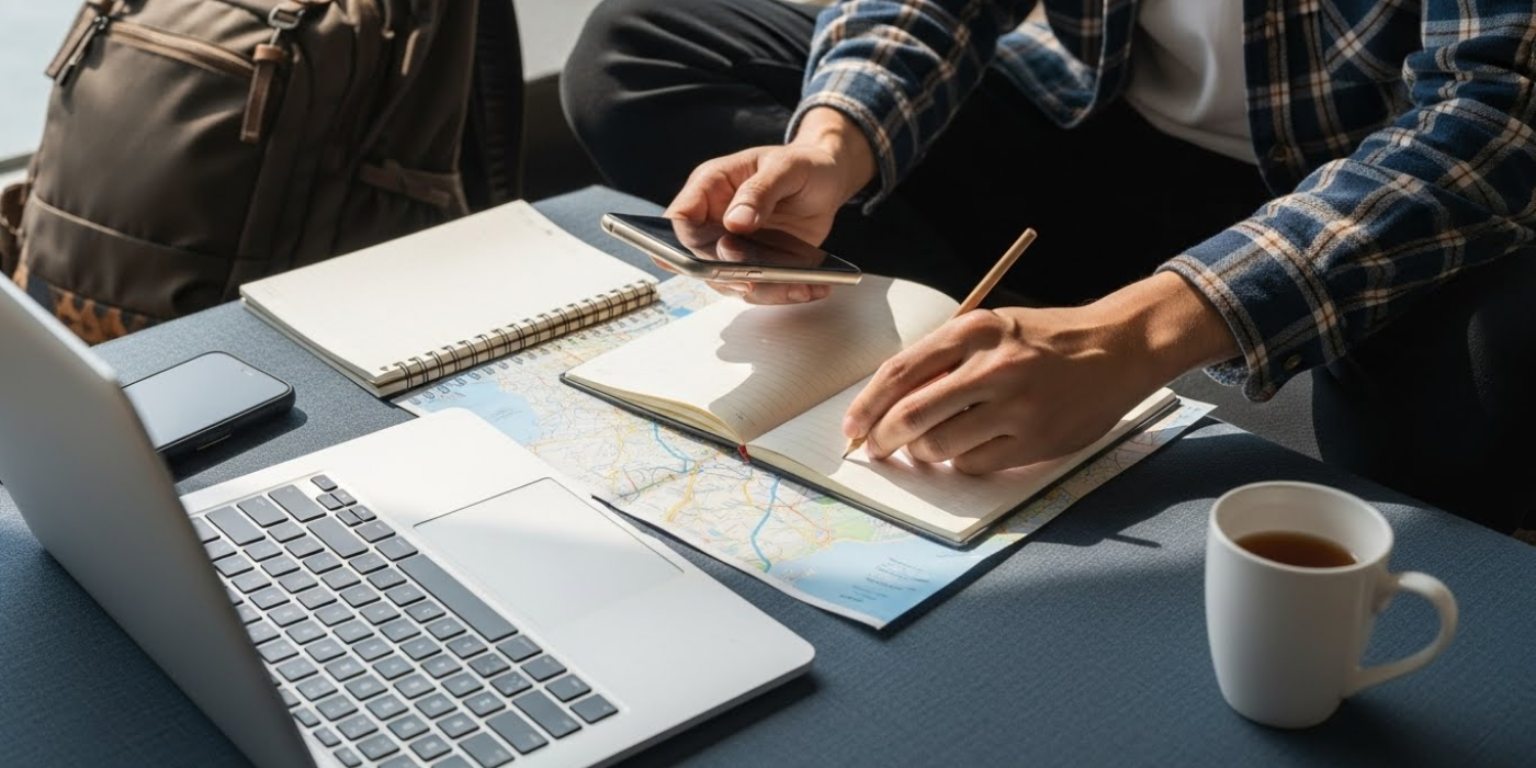 Como montar um roteiro de viagem equilibrado para a primeira vez