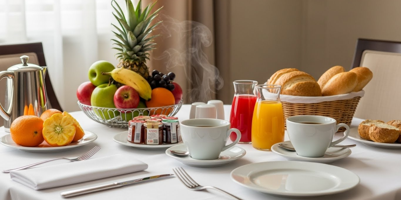 Tudo o que você precisa saber sobre café da manhã em hotéis